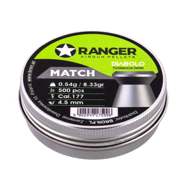 4.5 mm RANGER Diabolo Professional Match flat 500 shot - imagine 4