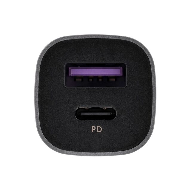 Ugreen USB Type-C / USB 24W Power Delivery Quick Charge car charger  grey (30780) - imagine 5