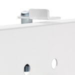 Ergo Office desk divider / organizer  max load 10kg  white board  width 1116mm  white  ER-301 W - imagine 8