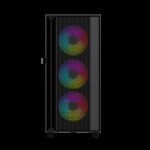 Gembird Fornax 4000 ARGB gaming ATX computer case  Midi Tower  backlight  Black - imagine 2