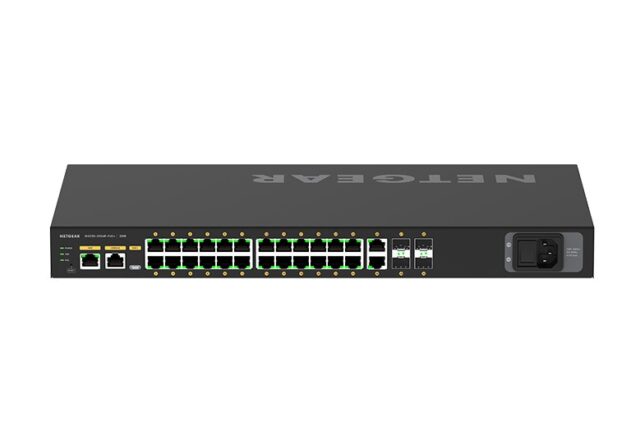 NETGEAR GSM4230P-100EUS network switch Managed L2/L3 Gigabit Ethernet (10/100/1000) Power over Ethernet (PoE) 1U Black - imagine 5