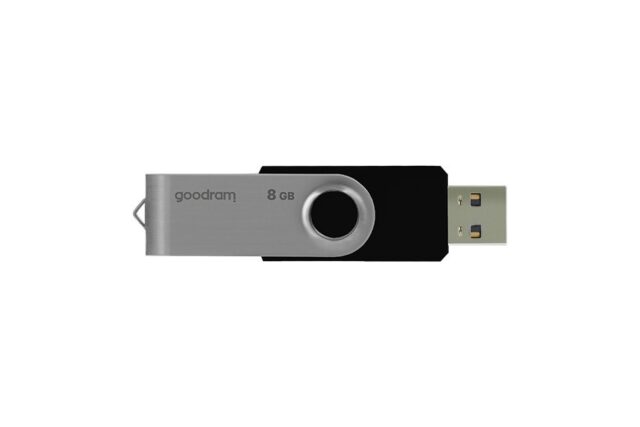 Goodram UTS2 USB flash drive 8 GB USB Type-A 2.0 Black Silver - imagine 4