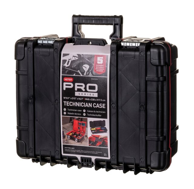 Keter 237003 equipment case Hard shell case Black  Red - imagine 4