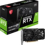 Graphics card. MSI GeForce RTX 3050 VENTUS 2X E 6G OC