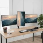 Maclean 3 monitor mount  gas spring  17 -27   2-8kg  black  MC-137 - imagine 3