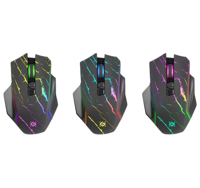 MOUSE DEFENDER GM-503 URAN OPTIC RF RGB 3200dpi 8P - imagine 3