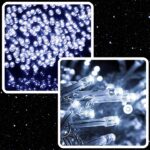 EXTRALINK LAMPKI CHOINKOWE 100 LED BIAŁE ZIMNE ZEWNĘTRZNE WEWNĘTRZNE NA BATERIE 10M - imagine 2