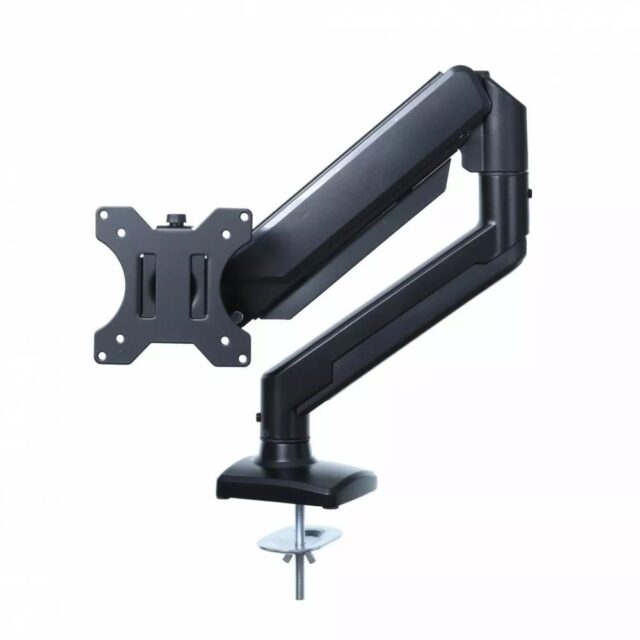 Desk mount for monitor LED/LCD 13-27  ART UM-115 gas assistance 2-6.5 kg Black - imagine 2