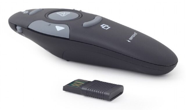 Gembird WP-L-11 remote control IR Wireless Projection screen Press buttons - imagine 3