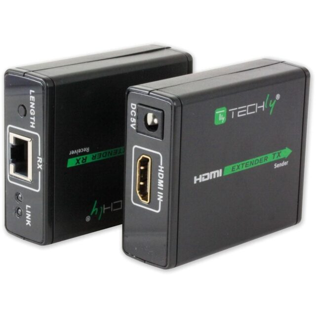 Techly Amplifier HDMI Full HD up to 60m of cable Cat. 6 / 6A / 7 IDATA EXT-E70 - imagine 7