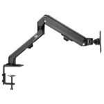 Maclean MC-906 Monitor Mount Holder Desk Table Mount 17  - 27  Adjustable Rotatable VESA 7 kg - imagine 22