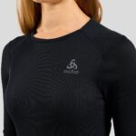 Odlo BL TOP crew neck l/s ACTIVE WARM ECO women's T-shirt  size S  black - imagine 6