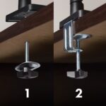 Maclean 2 monitor mount  gas spring  17 -32   2-10kg  black  MC-134 - imagine 12