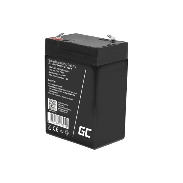 Green Cell AGM15 UPS battery Sealed Lead Acid (VRLA) 6 V 4 Ah - imagine 3
