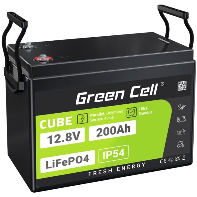 Green Cell LFPGC12V200AH UPS battery Lithium Iron Phosphate (LiFePO4) 12.8 V 200 Ah - imagine 13