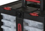Toolbox KETER Stack'N'Roll (17210831/253380) with 3 organizers Black - imagine 10