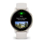 Garmin Vivoactive 5 3.05 cm (1.2 ) AMOLED 42 mm Digital 390 x 390 pixels Touchscreen White Wi-Fi GPS (satellite) - imagine 2