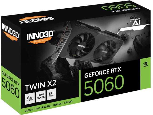INNO3D GeForce RTX 5060 Twin X2 NVIDIA 8 GB GDDR7 - imagine 2