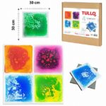 Tullo Sensory path – colorful sensory tiles with liquid 4 pcs - imagine 2