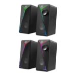 PC Speakers 2.0 DEFENDER J5 2.0 6W LED USB black - imagine 2