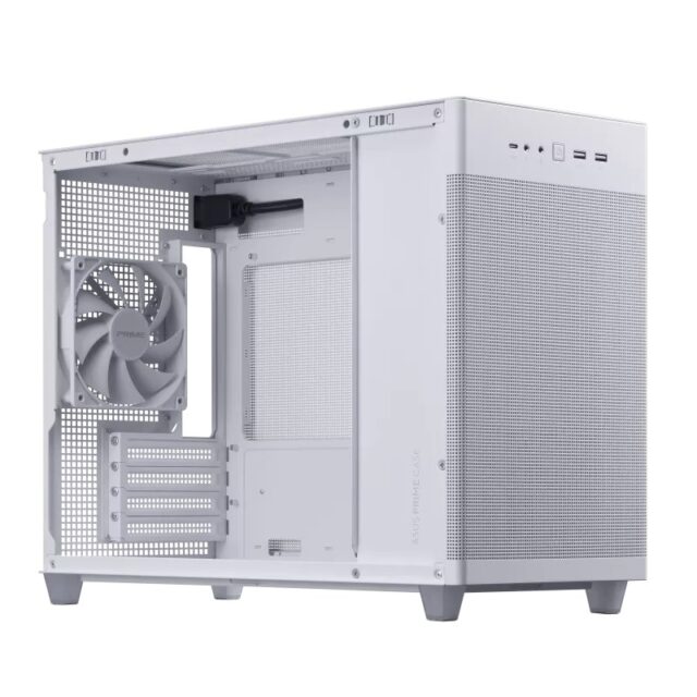 Asus AP201 Prime Case TG white PC case - imagine 4