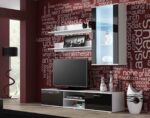 Cama TV stand SOHO 180 white/black gloss