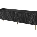 RTV HOLE cabinet 190x40.5x59.5 cm matte black