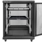 Qoltec 54516 Patch panel for 19'' rack | 24 ports | 1U | UTP | Black - imagine 2