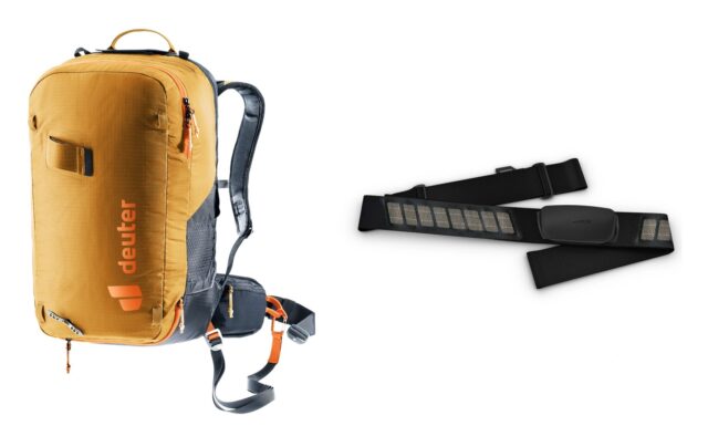 Deuter Alproof Lite 20 SL backpack - cinnamon/black + Garmin HRM Dual sensor - imagine 3