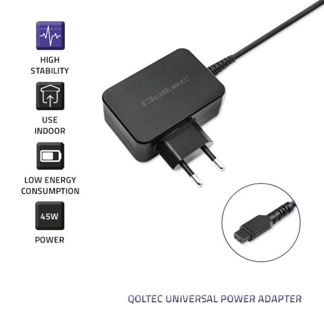 Qoltec 51025 power adapter/inverter Black - imagine 10