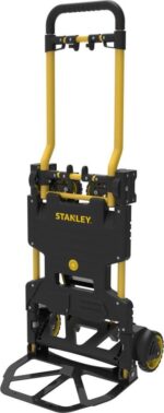 Stanley Folding Transport Cart up to 70/137 KG Yellow  Black
