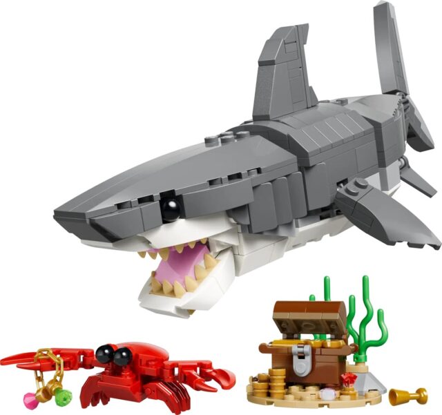 LEGO CREATOR 3 IN 1 31381 Fierce Shark with a Treasure Chest - imagine 3