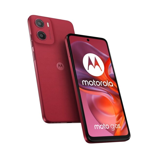 Smartfon Motorola Moto G05 4/128GB Plum Red - imagine 16