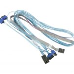 Supermicro CBL-SAST-0699 SATA cable 90 m Blue  Grey