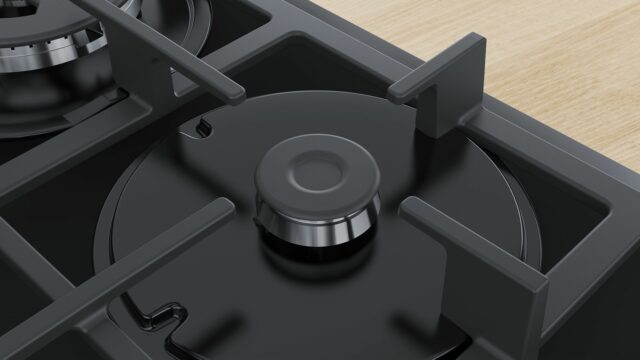Bosch Serie 4 PNP6B6B90 hob Black Built-in 60 cm Gas 4 zone(s) - imagine 3