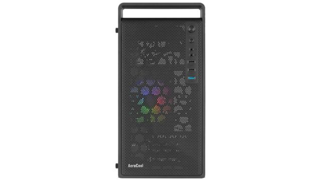 Case Aerocool PGS CS-109-G-BK-v1 FRGB Black - imagine 2