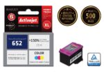 Activejet AH-652CR ink for HP printer; HP 652 F6V24AE replacement; Premium; 21 ml; color - imagine 2