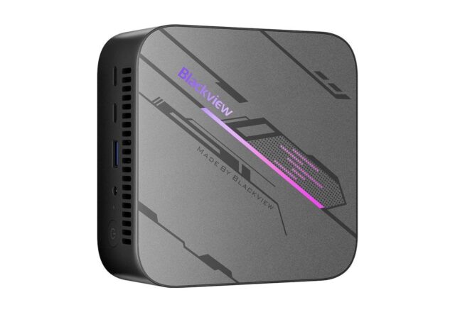 Mini PC Blackview MP100 Ryzen 5 7430U 16GB SSD512 W11Pro Czarny - imagine 3