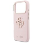 Case Guess FW Resin Logo for iPhone 17    Pro Max pink - imagine 6