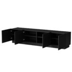 Cama LIVERTI TV cabinet 200x42x48 black - imagine 2