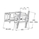 ART RAMT AR-51 TV mount - imagine 6