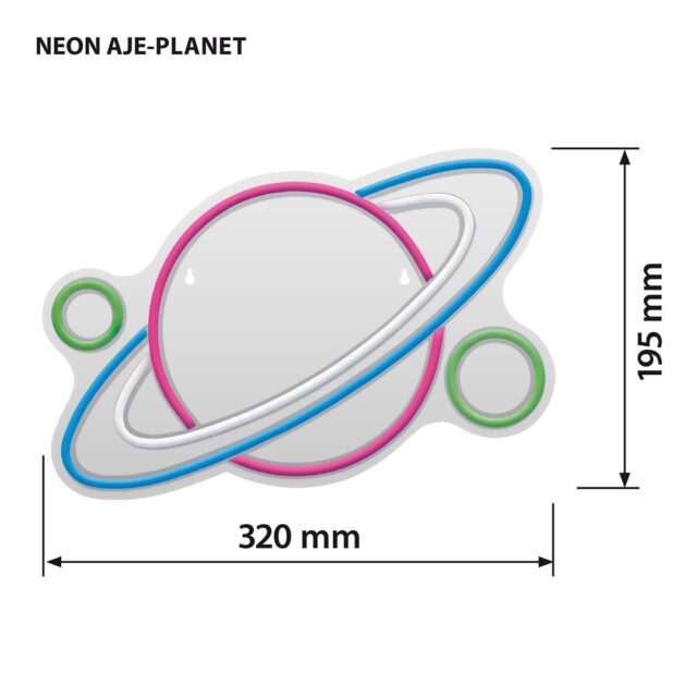 Activejet AJE-NEON PLANET LED neon - imagine 3