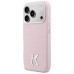 Case Karl Lagerfeld Karl Head Logo       MagSafe for iPhone 17 Pro Max pink - imagine 2