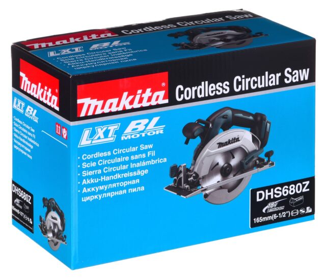 Makita DHS680Z portable circular saw turquoise 5000 RPM 18 V - imagine 10