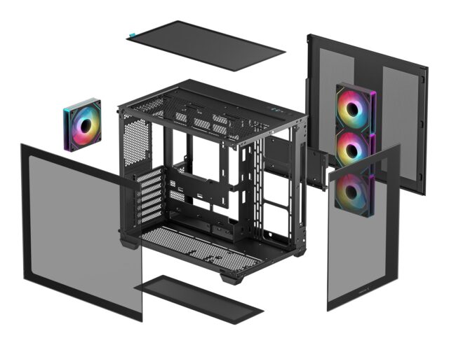 DeepCool CG530 4F Midi Tower Black - imagine 8