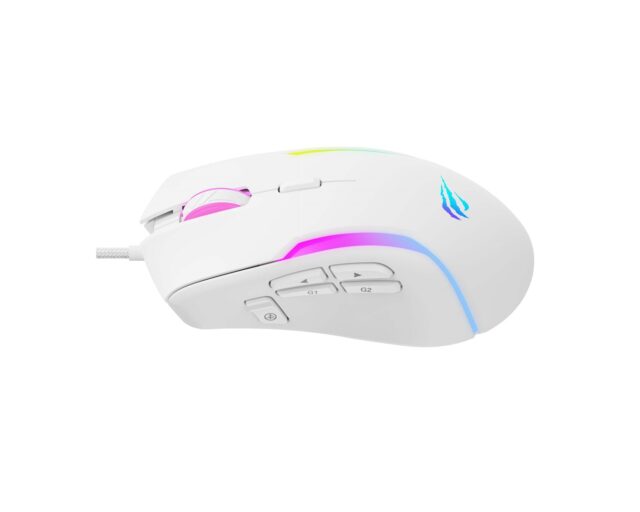Havit MS1033 - gaming mouse  white - imagine 2