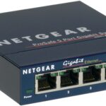 NETGEAR GS105 Unmanaged Gigabit Ethernet (10/100/1000) Blue