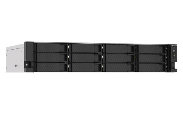 QNAP TS-1273AU-RP-8G NAS/storage server Rack (2U) Ryzen Embedded V1500B 8 GB DDR4 0 TB QNAP QTS Aluminium  Black - imagine 5