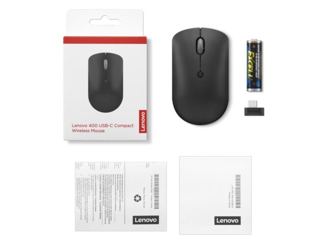 Lenovo 400 mouse Office Ambidextrous RF Wireless Optical 2400 DPI - imagine 7