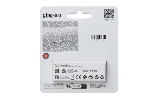 Kingston Technology DataTraveler 512GB Portable USB 3.2 Gen 1 Exodia S (Black/Yellow) - imagine 5